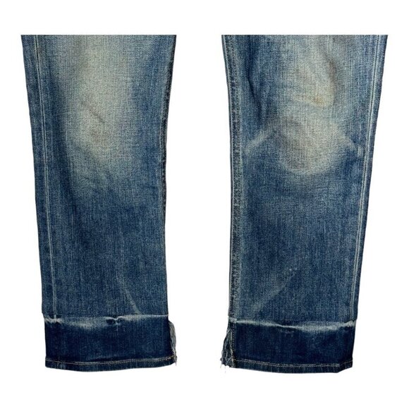Rag & Bone Jeans Womens Size 26 Blue New Quay Wash Split Hem The Crop - Picture 6 of 14